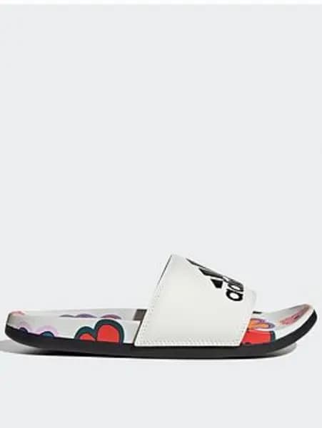 adidas Sportswear Adilette Comfort - Off White, Size 4, Women Off White VI0UW Female 4