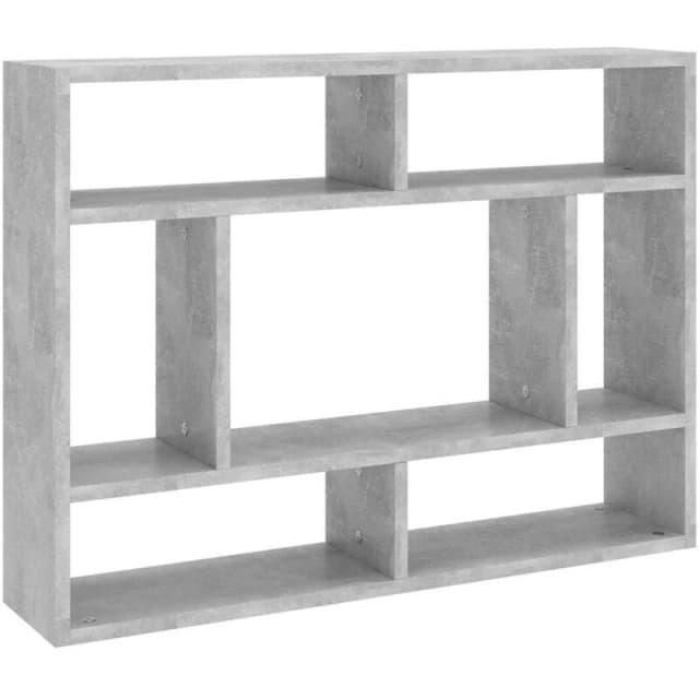 VIDAXL Vidaxl - Wall Shelf Concrete Grey 75x16x55cm Engineered Wood 8720286586280