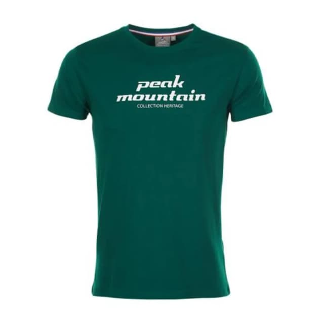 T-Shirt Peak Mountain Cosmo Vert Male L