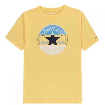 Converse Chuck Taylor Logo T-Shirt Junior Boys - Topaz Gold