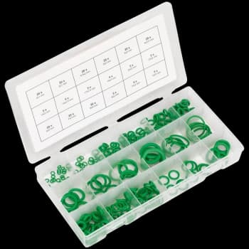Sealey 225 Piece Rubber O Ring Assortment