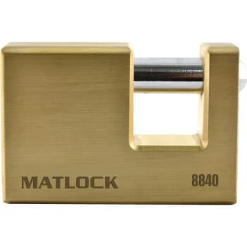 Lock Block Brass Key Padlock - 63MM