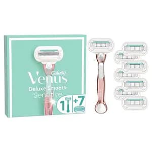 Venus Deluxe Smooth Sensitive Rosegold Razor - 8 Blades