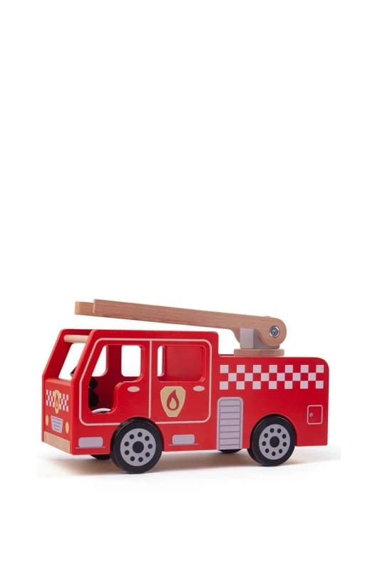 Bigjigs Toys City Fire Engine Red unisex