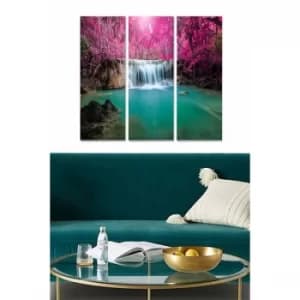 MDF226463893 Multicolor Decorative MDF Painting (3 Pieces)