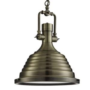 Searchlight Lighting Collection Ember Pendant Light - Brass