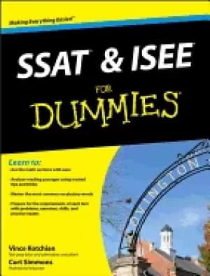 ssat and isee for dummies