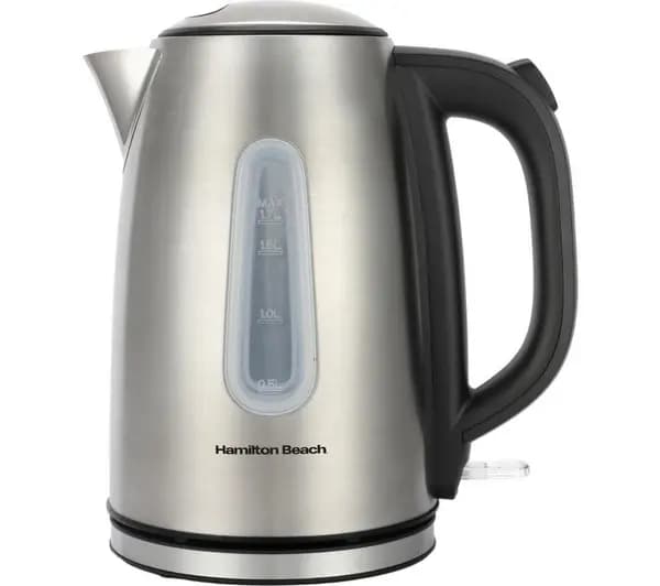 HAMILTON BEACH HB01402B Rise Electric Kettle - Silver/Grey 5060916370272