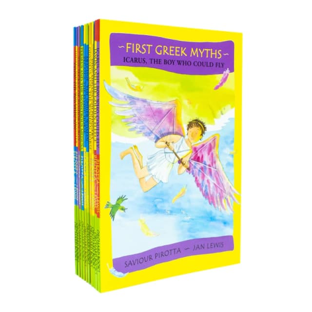 First Greek Myths Series 10 Books Collection Set (Arachne-The Spider Woman, Arion-The Dolphin Boy, Icarus-The Boy Who Could Fly, Jason and The Golden