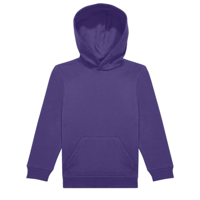 B&C ID.333 Hoodie in Purple Size: 12-13 Years Purple Unisex 12-13 Years