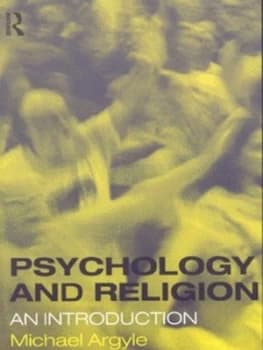 Psychology and Religion by Michael Argyle Paperback
