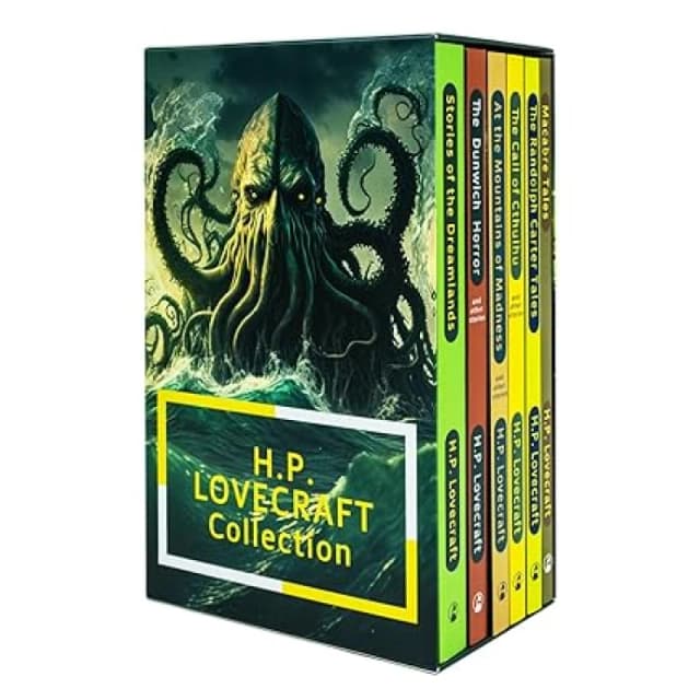The H. P Lovecraft 6 Books Collection (Macabre Tales, At the Mountains of Madness, The Call of Cthulhu) H. P Lovecraft Books