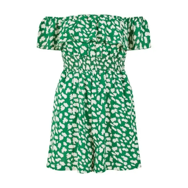 Mela London Playsuit With Pocket - Green Green 8