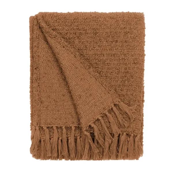 Candar Cosy Woven Tassel Throw Blanket