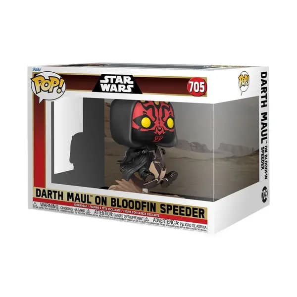 Star Wars Episode I - The Phantom Menace - Darth Maul on Bloodfin Speeder (Pop! Ride Deluxe) Vinyl Figurine 705 Funko Pop! multicolour Onesize Unisex