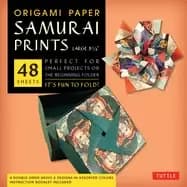 origami paper samurai prints large 8 14 48 sheets tuttle origami pape