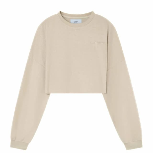 Sixth June Sweatshirt woman Sixth June Towel Beige Female S