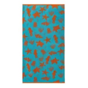 Linea Linea Kids Ocean Beach Towel - Blue