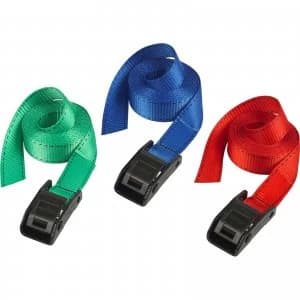 Masterlock Tie Down Lashing Straps 5000mm Assorted Pack of 2