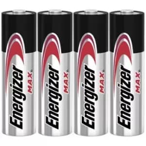 Energizer Max AA 4 Pack 1.5V Alkaline Batteries