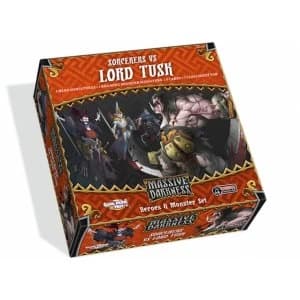 Massive Darkness: Heroes & Monster Set - Sorcerers vs Lord Tusk Board Game