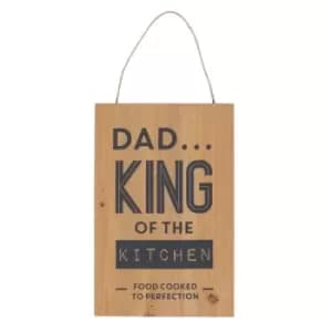 30cm King of the Kitchen Wooden Hanging Sign