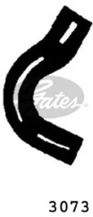 Curved Radiator Hose 155mm X 25 Gates 3073