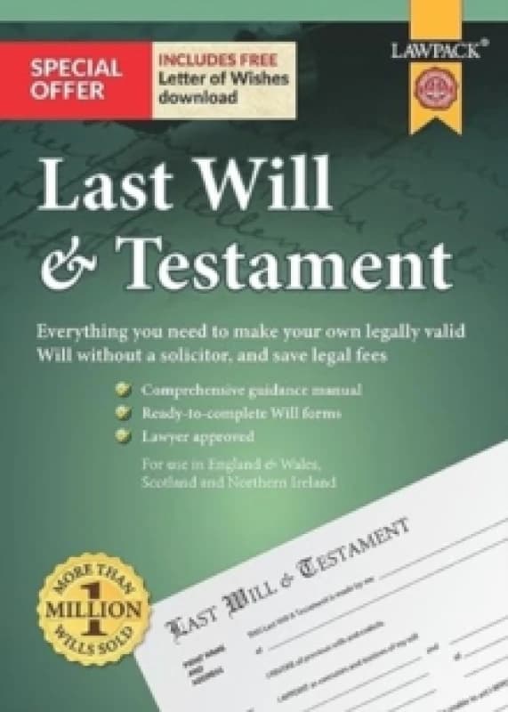 Last Will & Testament Kit Paperback / softback