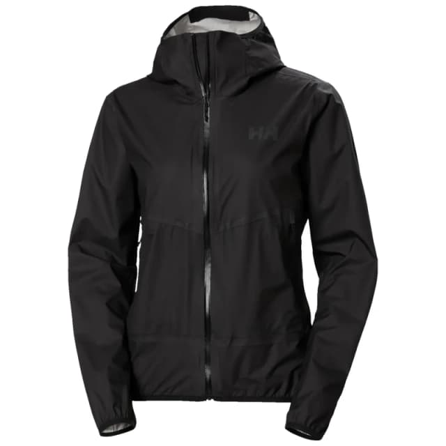 Helly Hansen Womens hooded waterproof jacket Helly Hansen Verglas 2.5L Fastpack Noir Female L