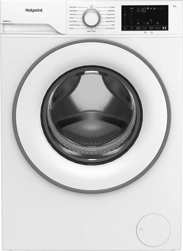 Hotpoint Anti-Stain H 101 ANTI STAIN UK 10KG Washing Machine with 1400 rpm - White - A Rated, White