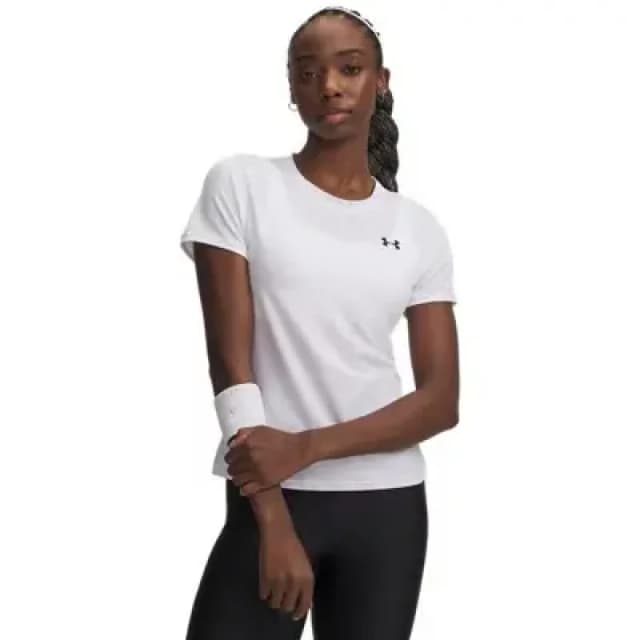 Womens T-Shirt Under Armour Tech Blanc Female L