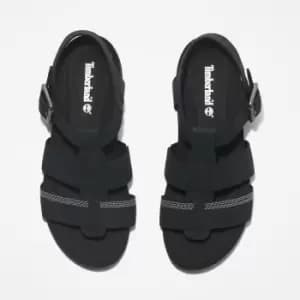 Timberland Malibu Waves Fisherman Sandal For Her In Black Black, Size 3.5