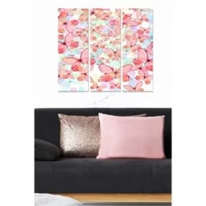 MDF6933732 Multicolor Decorative MDF Painting (3 Pieces)