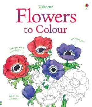 Flowers to Colour by Sue Meredith Paperback
