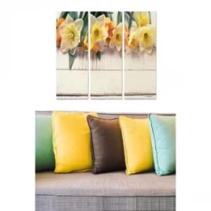 MDF7419212 Multicolor Decorative MDF Painting (3 Pieces)