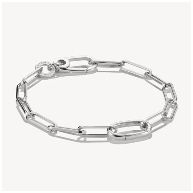 Thomas Sabo C1205-001-21-L17 Charm Bracelet Paperclip With Jewellery