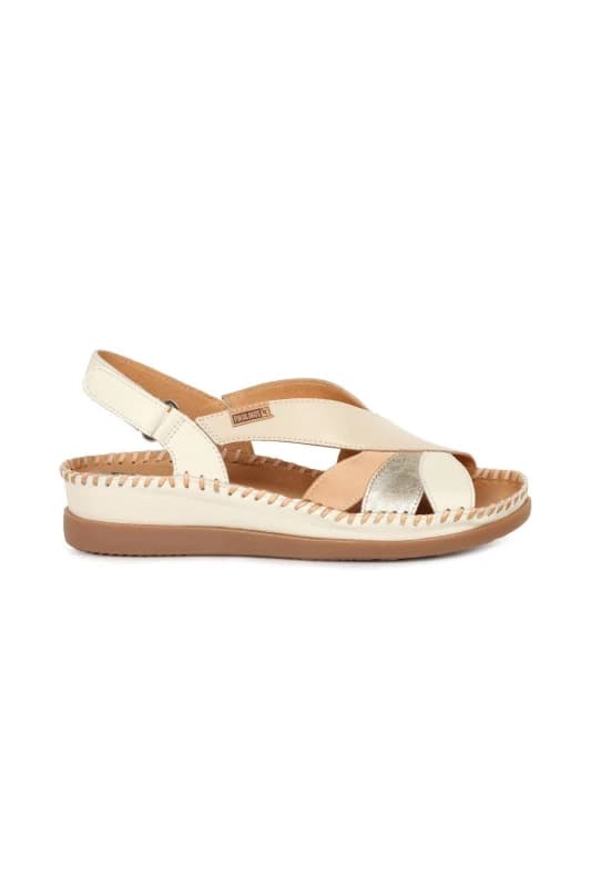 Pikolinos Womens 'Cadiz' Sandals in Cream Size: 5 Cream Female 5
