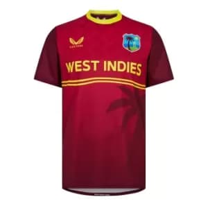 Castore West Indies SS T-Shirt Mens - Red