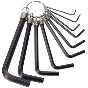 Draper 10 Piece Imperial Hexagon Key Set