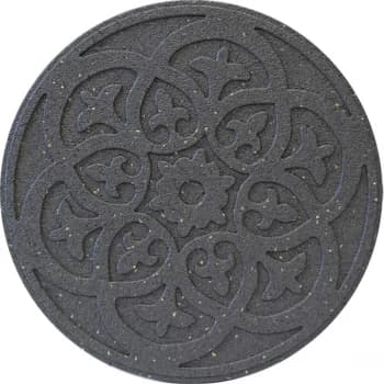 Primeur Reversible Stepping Stone Scroll Grey 45cm x 45cm x 1.8cm