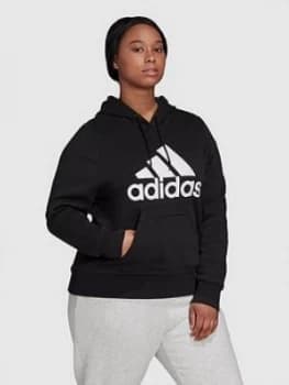 Adidas Badge Of Sport Overhead Hoodie - Black