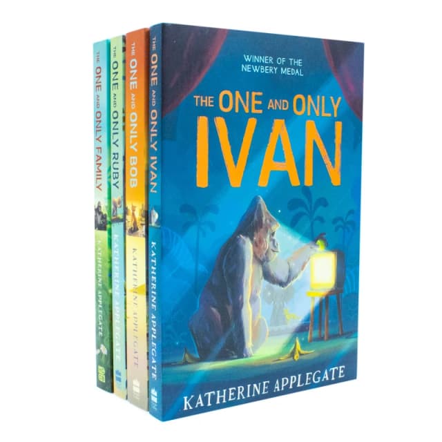 The One and Only Series 4 Book Set By Katherine Applegate Including Ivan Bob Ruby Family Katherine Applegate Books