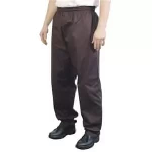 BonChef Baggy Mens Chef Trousers (XS) (Black) - Black