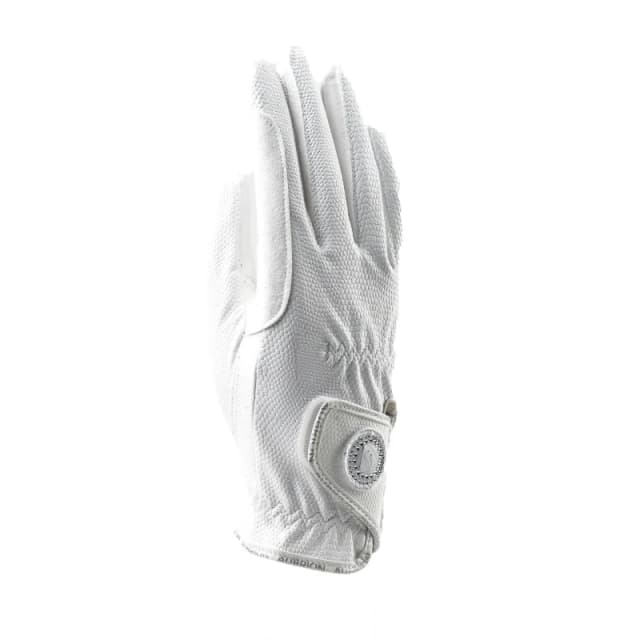 Aubrion Aachen Riding Gloves in White Size: Small White Unisex S