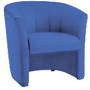 Reception Seating Neo Single Tub Blue Fabric