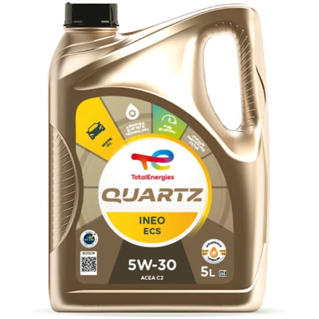 Total Total Quartz Synthetic Car Engine Motor Oil INEO ECS Economy 5W30 - 5L Peugeot Total-151261