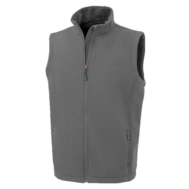 Result Result Men Softshell Printable Body Warmer in Grey Size: Small Grey S Male 5063300510650