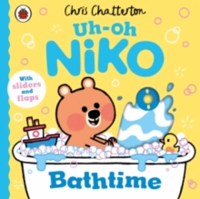 Uh-Oh, Niko: Bathtime : a push, pull and slide story Board book