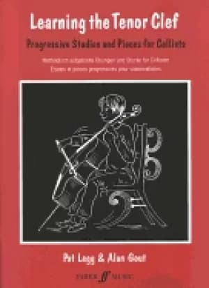 learning the tenor clef progressive studies and pieces for cello