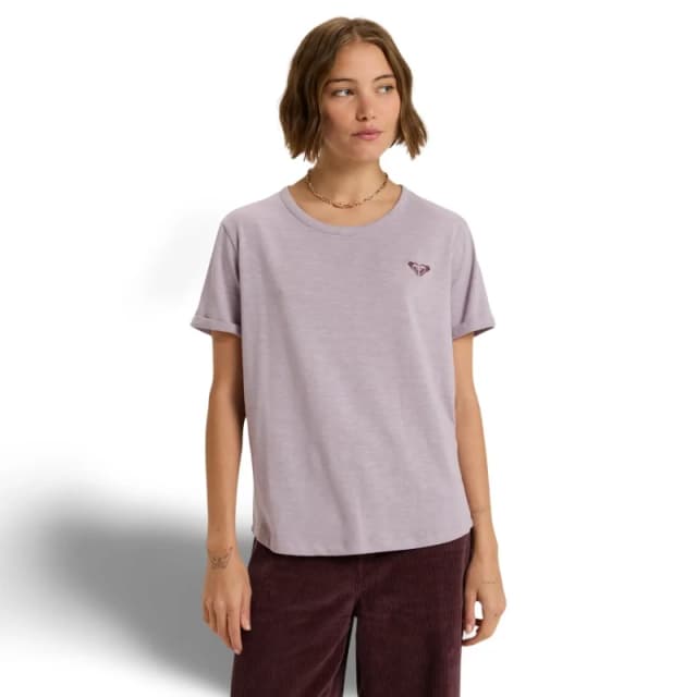 Roxy Womens T-Shirt Roxy Oceanwave Violet Female L
